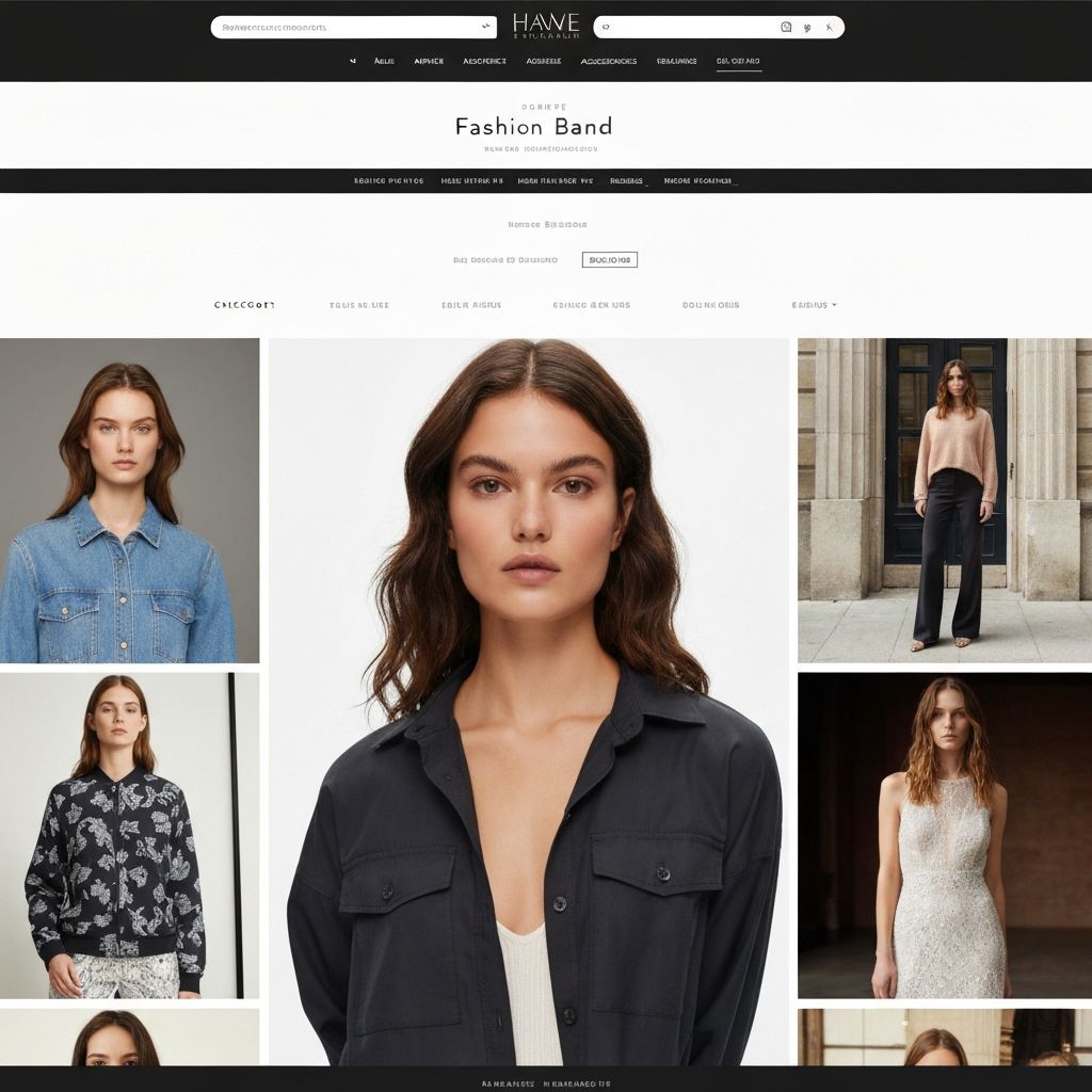ファッションブランドE社 ブランドサイト